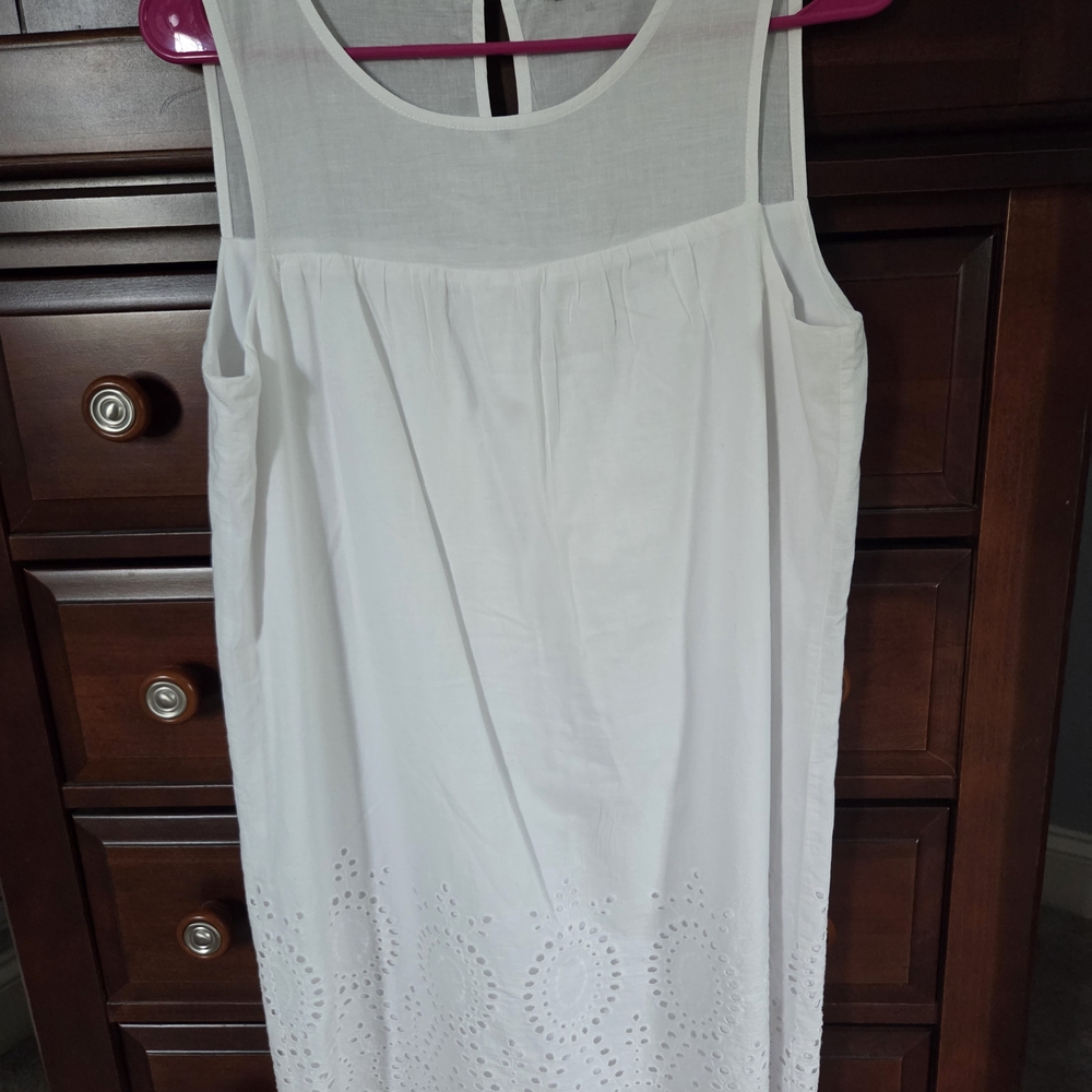 As U Wish White Sleeveless Dress